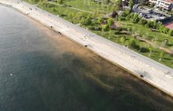 Kadıköy’de Turuncuya Bürünen Deniz Havadan Görüntülendi
