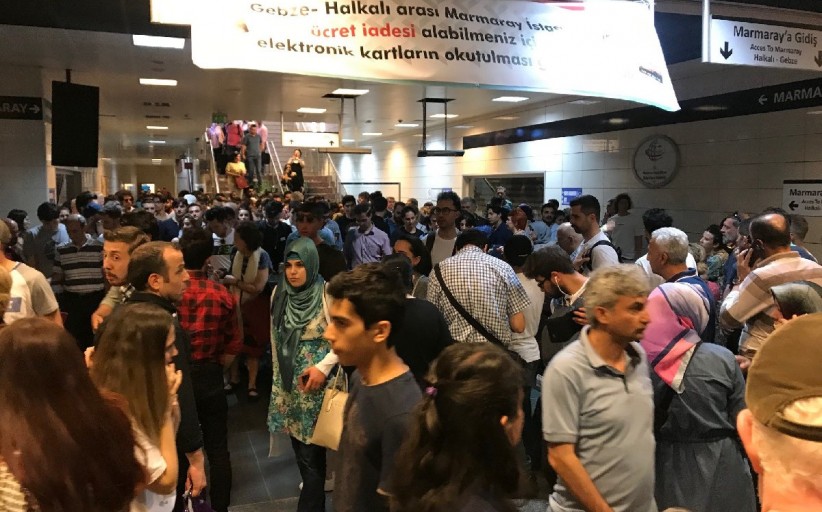 Marmaray’da arıza